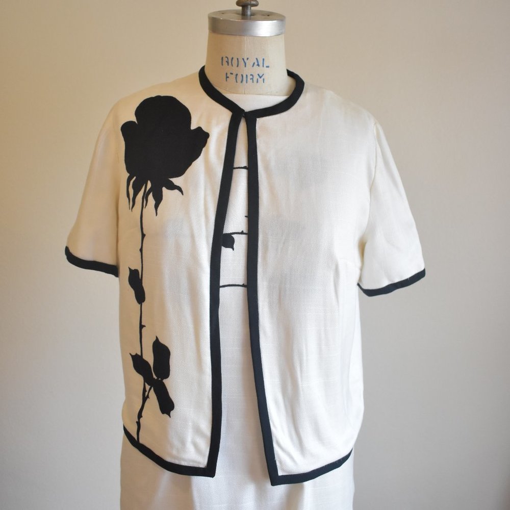 Vintage dress and jacket ensemble